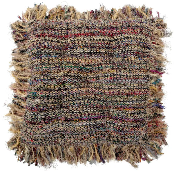 BLOOMINGVILLE Darko Pude, Natur, Bomuld W: 50cm, H: 10cm, L: 50cm